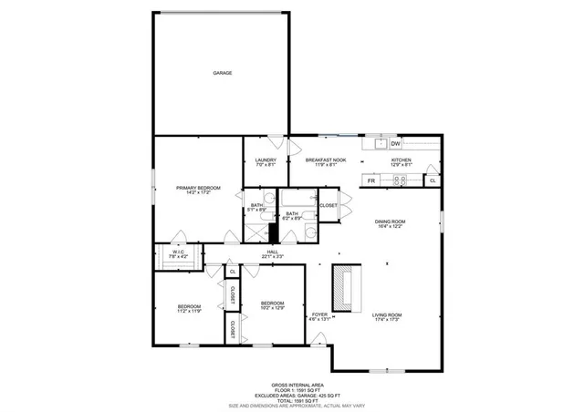 a picture of a floor plan