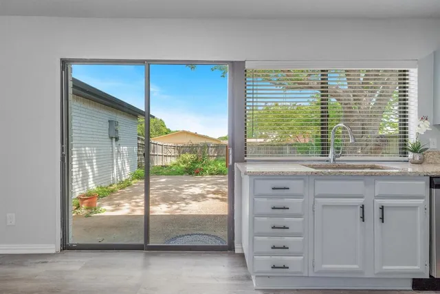 a view of kitchen with a sink
