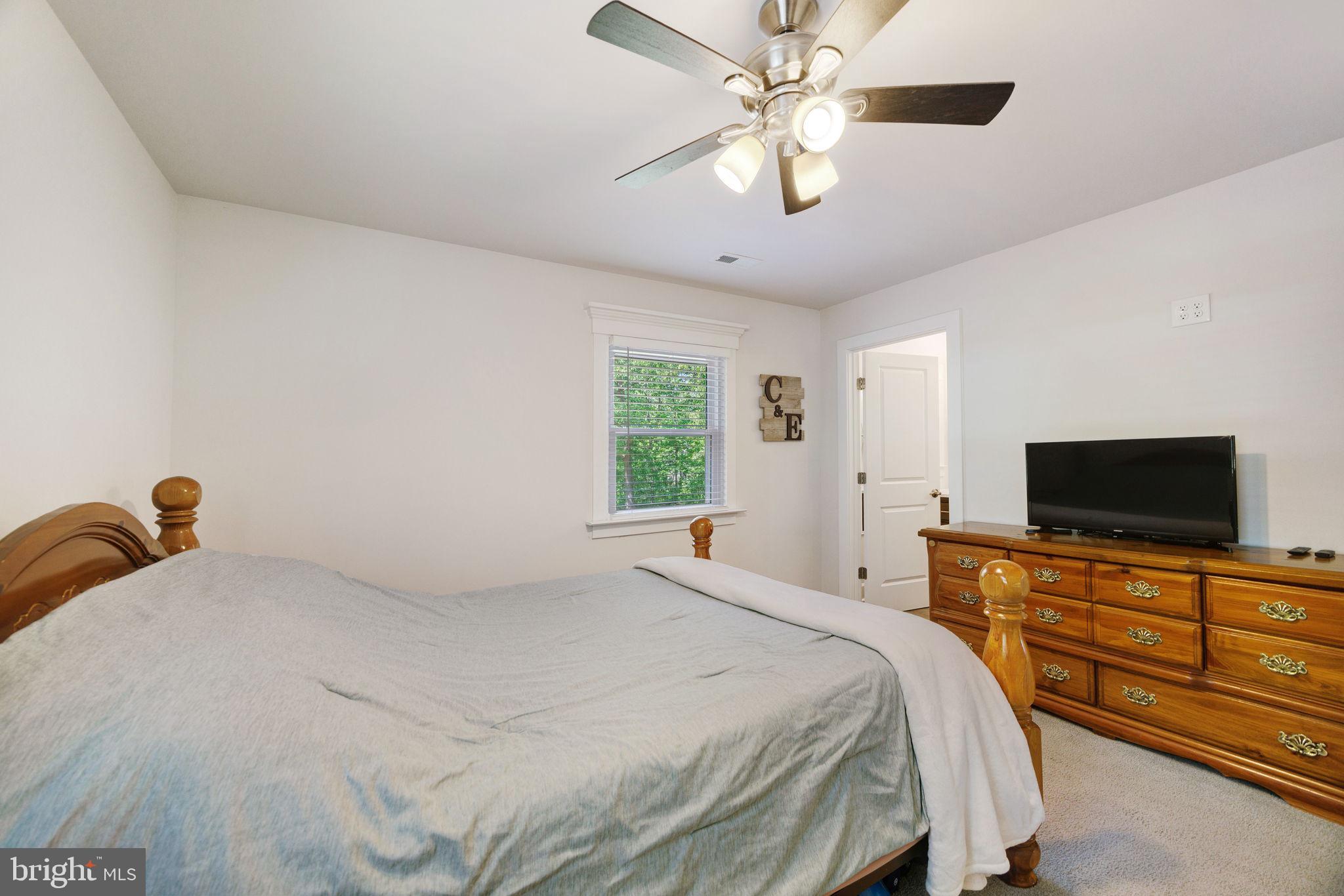 919 Chalklevel Road Louisa, VA 23093 - Photo 16 of 32 a bedroom with a bed and a flat screen tv