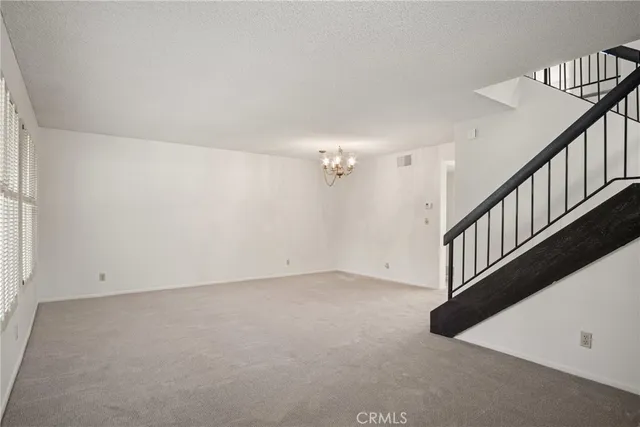 en view interior of a house with stairs