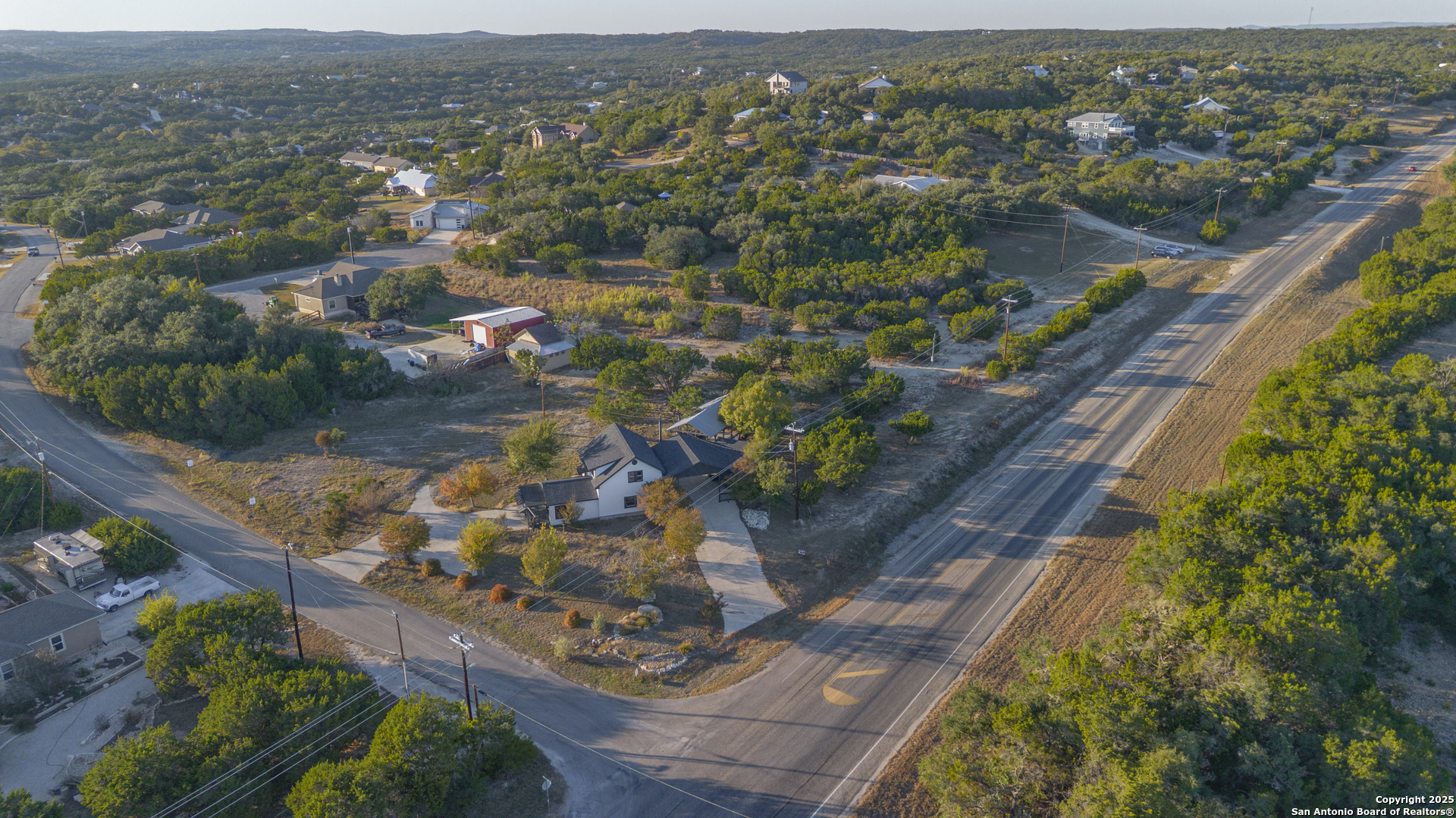 Tbd Rocky Ranch Canyon Lake, TX 78133 - Photo 18 of 18 an aerial view of residential houses with outdoor space