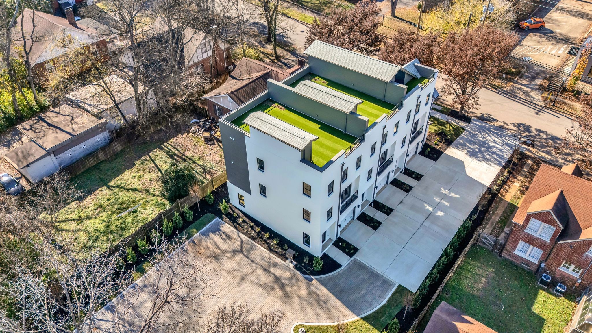 520 North Maple Street, Unit 2 Murfreesboro, TN 37130 - Photo 31 of 34 an aerial view of a house with a yard