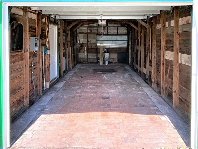 a view of storage and utility room