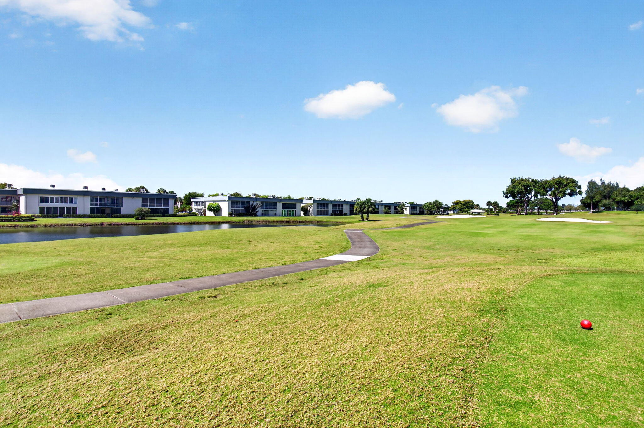 167 Normandy Lane, Unit D Delray Beach, FL 33484 - Photo 36 of 46 Golf Course and Water Views