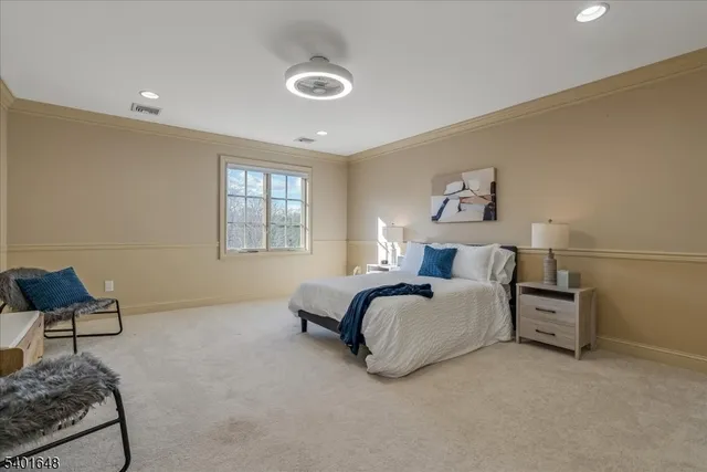 a bathroom with a sink vanity and a mirror