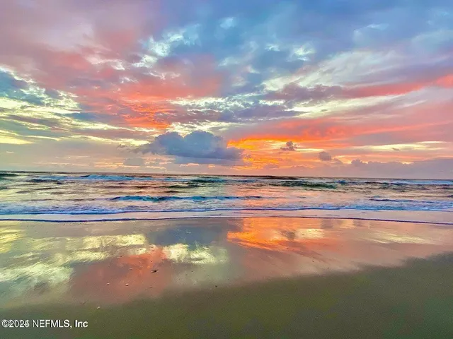a view of an ocean and beach