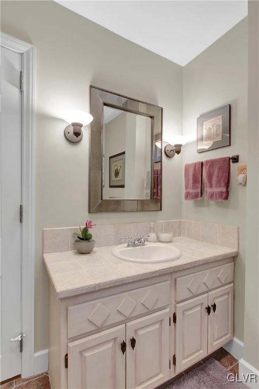 414 South Tulpehocken Road Reading, PA 19601 - Photo 20 of 41 a bathroom with a sink vanity and mirror