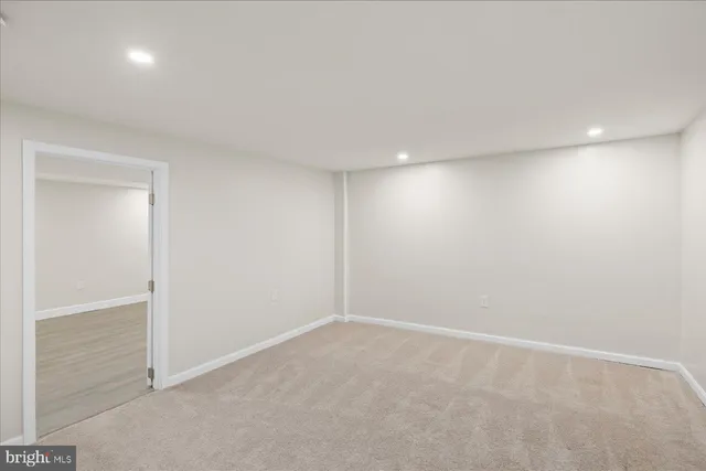 a view of an empty room