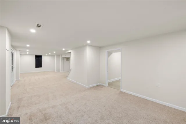 a view of an empty room