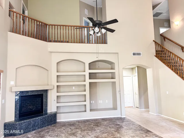 a view of livingroom with fireplace