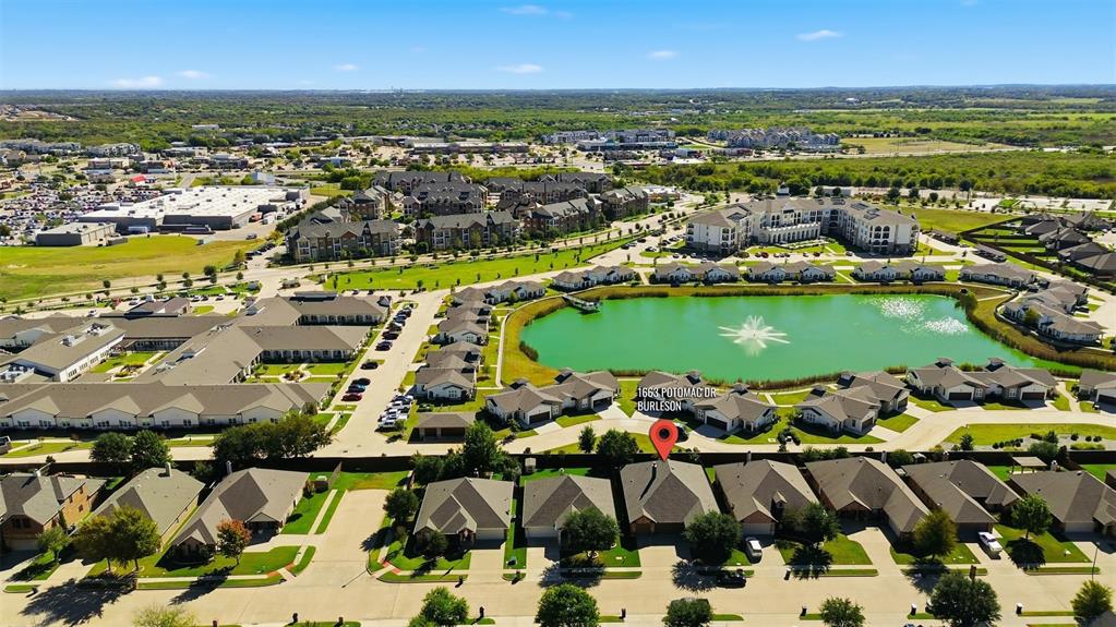 1663 Potomac Drive Burleson, TX 76028 - Photo 21 of 25 an aerial view of residential houses with outdoor space