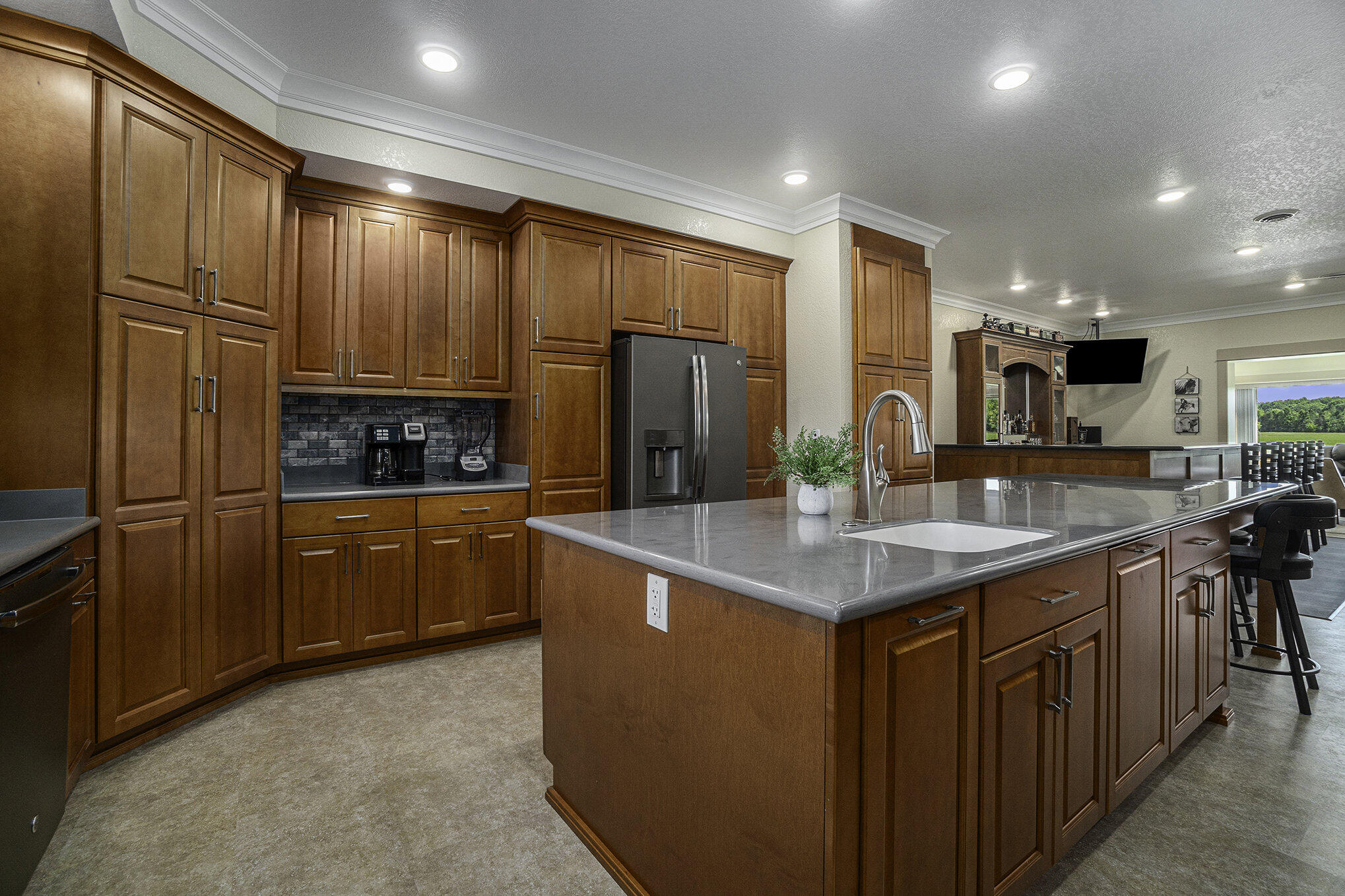 5859 Potter Road Onekama, MI 49675 - Photo 10 of 85 12ft X 4ft Corian topped island