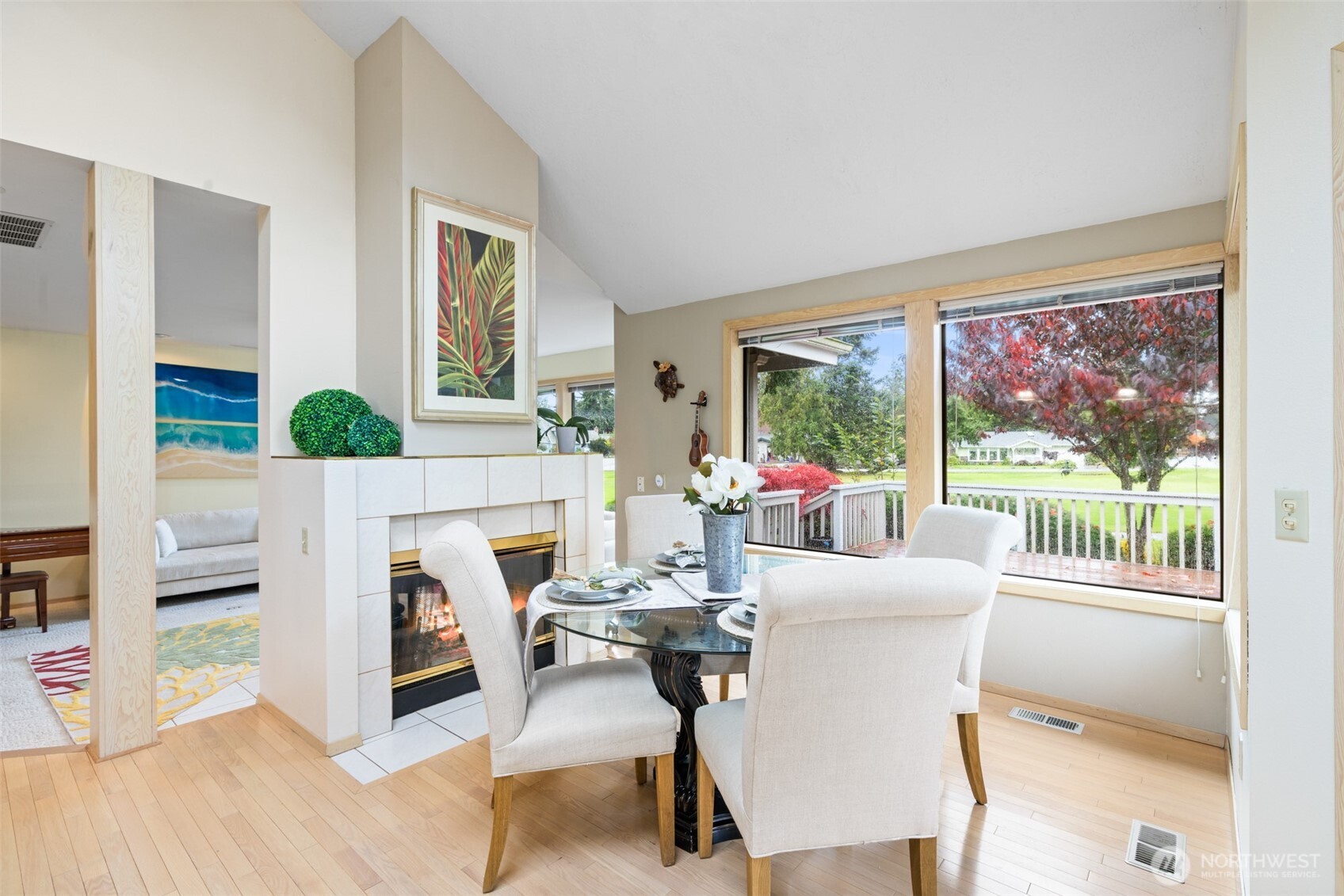 117 Williams Place Sequim, WA 98382 - Photo 14 of 40 a view of a dining room with furniture window and outside view