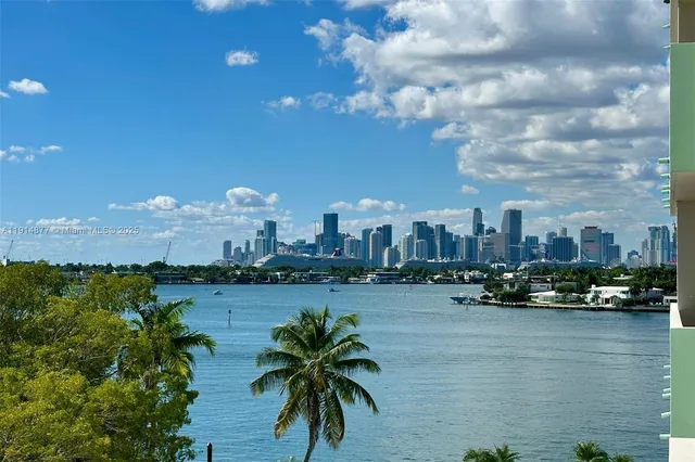 a city view with lake view