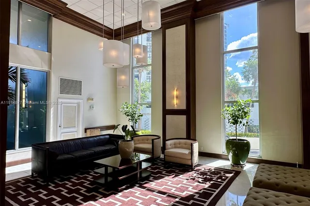 a outdoor living space with furniture