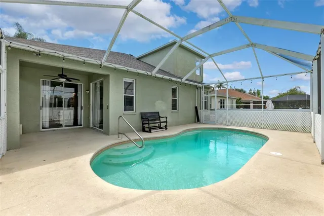 a view of an outdoor space and a yard