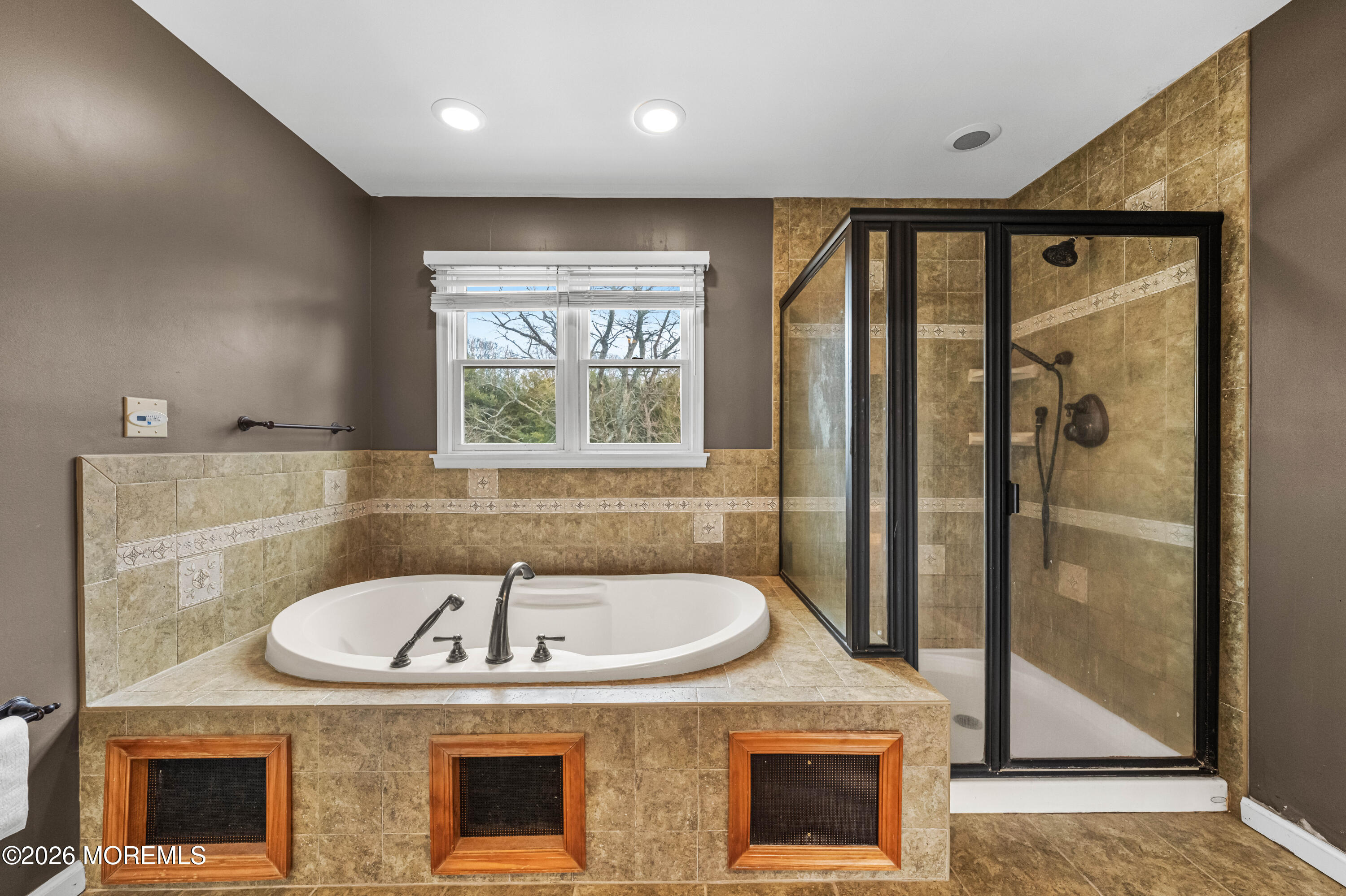 1 Kari Court Jackson, NJ 08527 - Photo 47 of 66 a bathroom with a sink a shower and bathtub