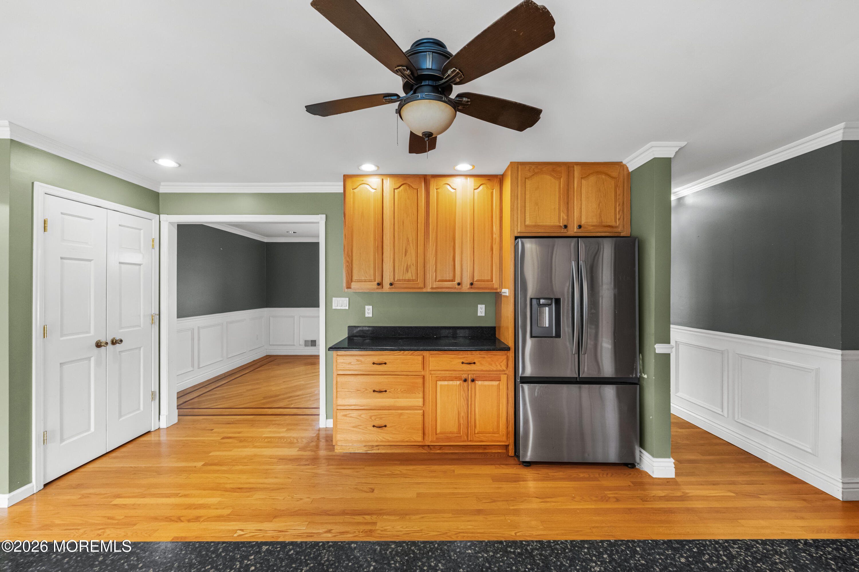 1 Kari Court Jackson, NJ 08527 - Photo 61 of 66 a kitchen with stainless steel appliances kitchen island granite countertop a refrigerator a stove and a microwave