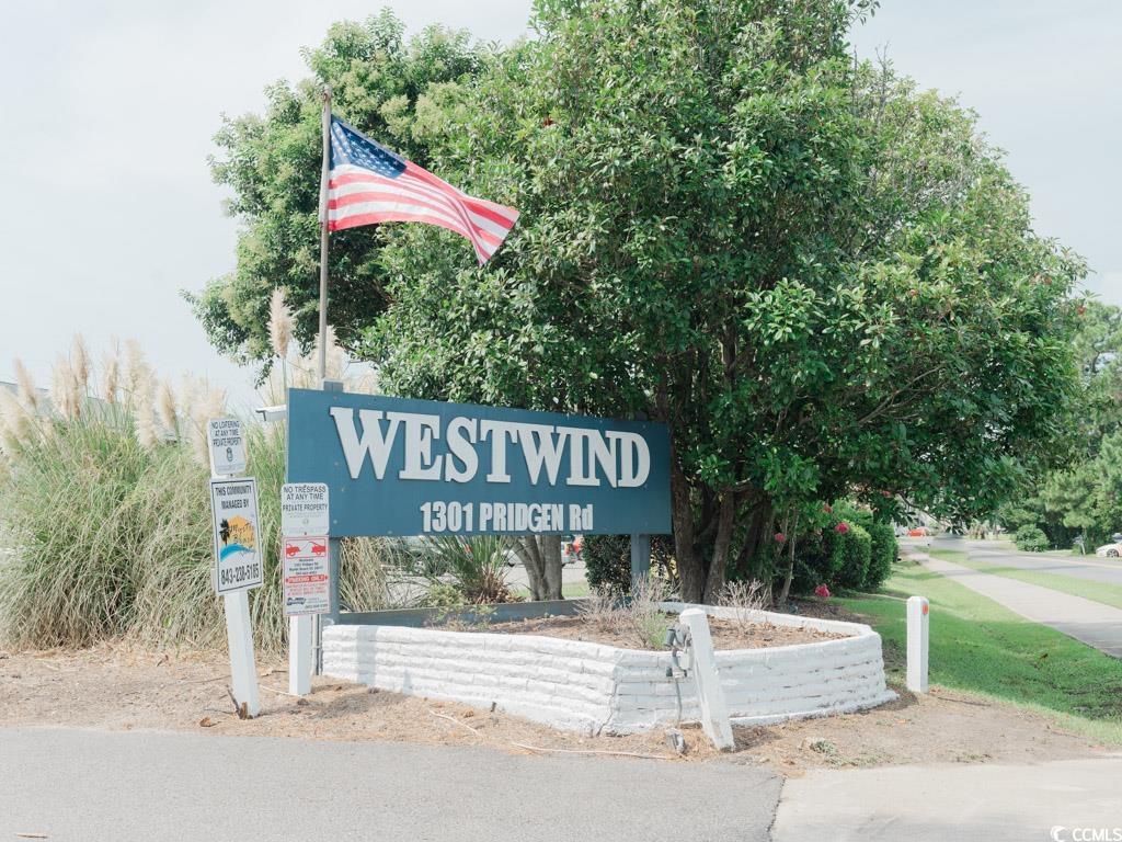1301 Pridgen Road, Unit 105 Myrtle Beach, SC 29577 - Photo 3 of 22 View of community / neighborhood sign