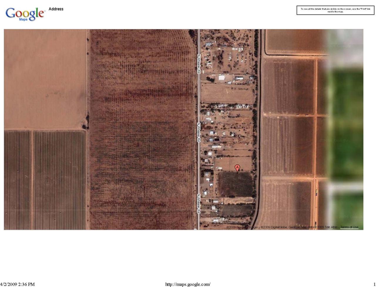 3345 North Wheeler Road Coolidge, AZ 85128 - Photo 6 of 6 Air View