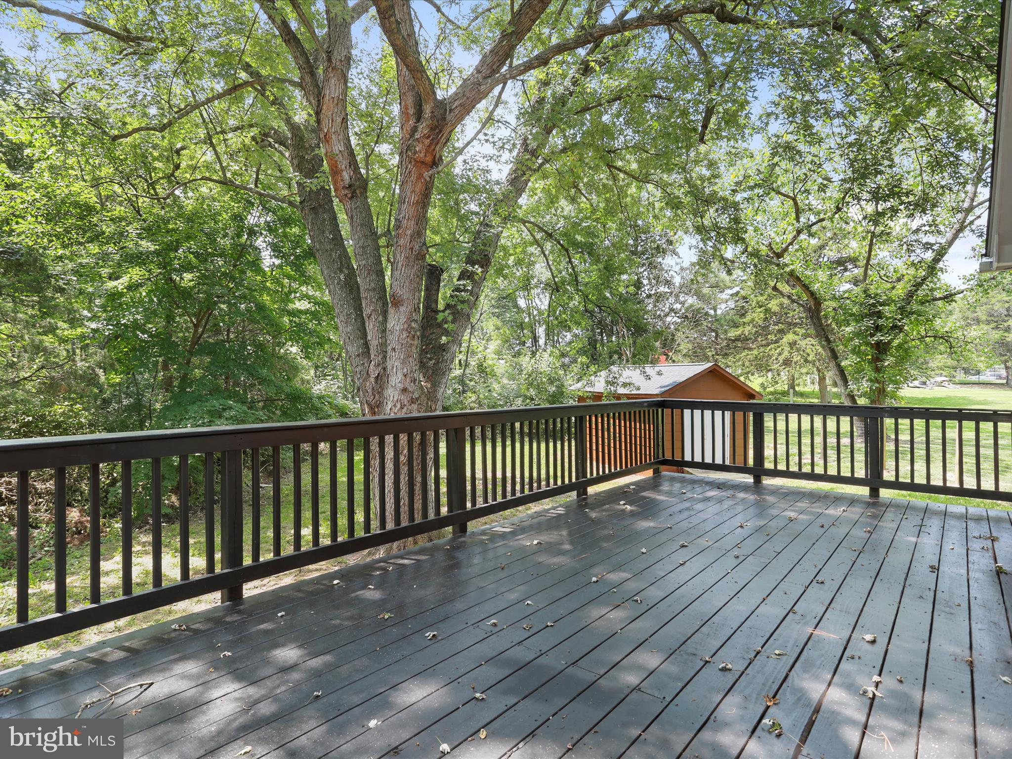 115 Blue Ridge Lane White Post, VA 22663 - Photo 27 of 35 a view of deck with a wooden floor and fence