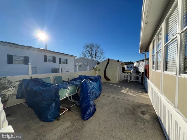 a view of a terrace with skyline