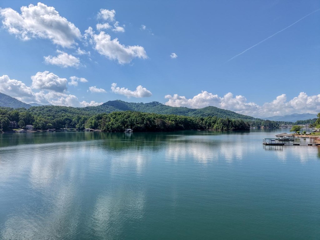 31 Elf School Road Hayesville, NC 28904 - Photo 5 of 59 a view of a lake in middle of a forest