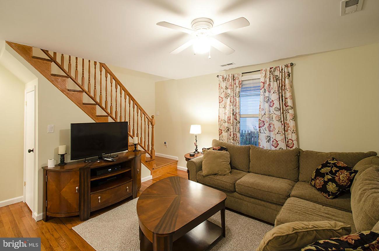 1817 Clearwood Road Baltimore, MD 21234 - Photo 3 of 27 Spacious Living Room with Ceiling Fan