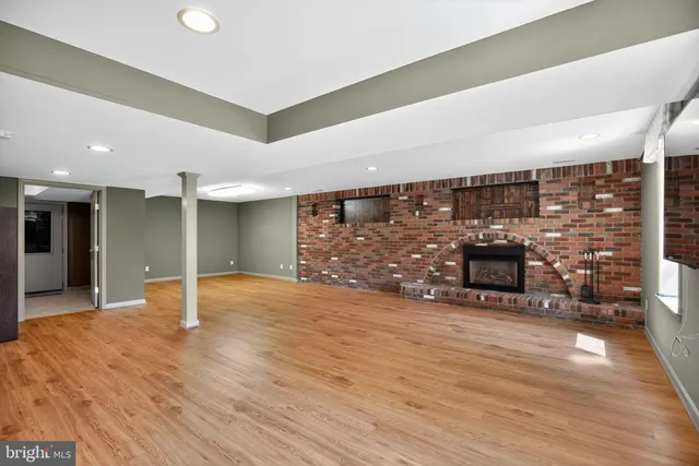 a view of a livingroom with a flat screen tv