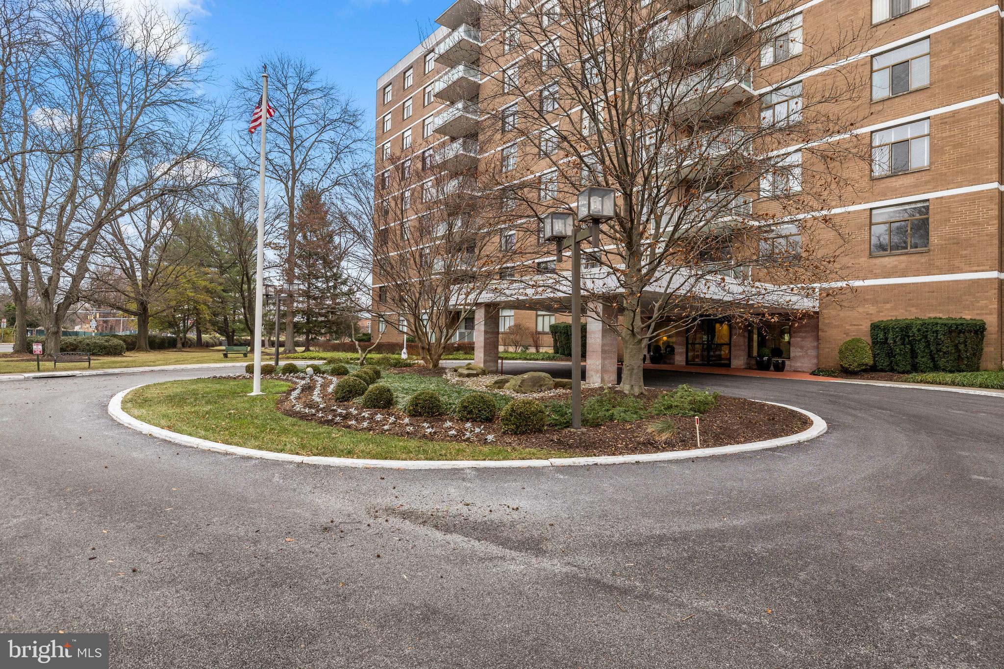 1 Slade Avenue, Unit 304 Baltimore, MD 21208 - Photo 42 of 44 a view of a fountain in front of a building