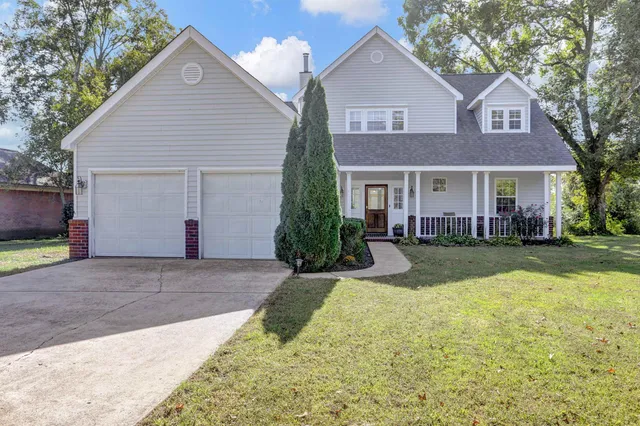 a view of outdoor space yard and front view of a house