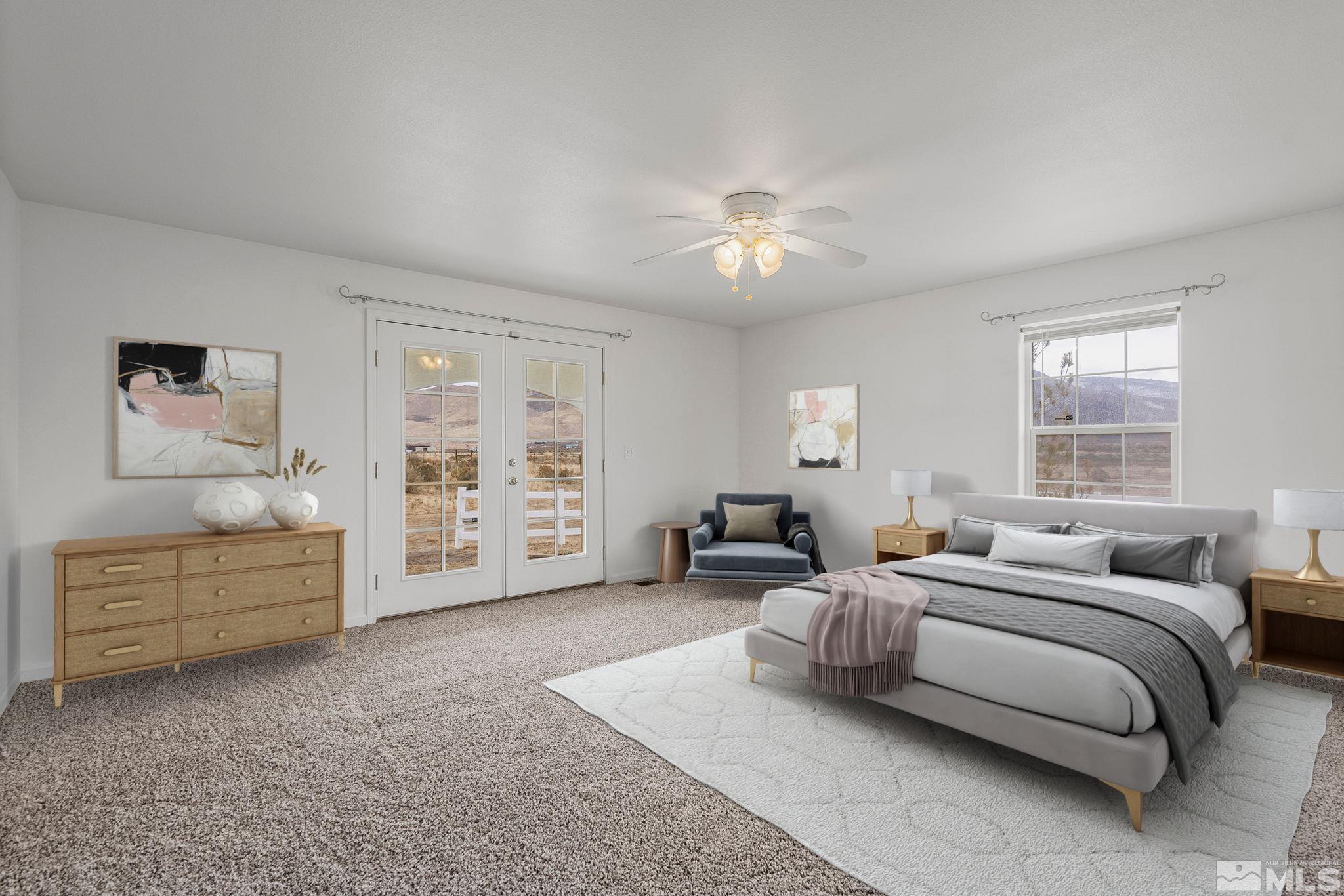 15560 North Red Rock Road Reno, NV 89508 - Photo 15 of 28 a bedroom with bed and window