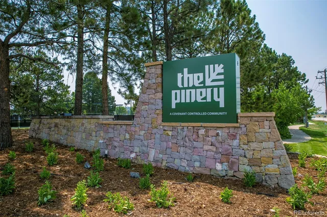 a view of a lake with a houses