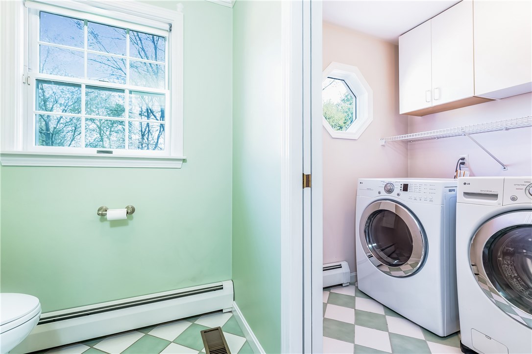 185 Wickham Road North Kingstown, RI 02852 - Photo 13 of 38 First floor laundry/half bath with pocket door!
