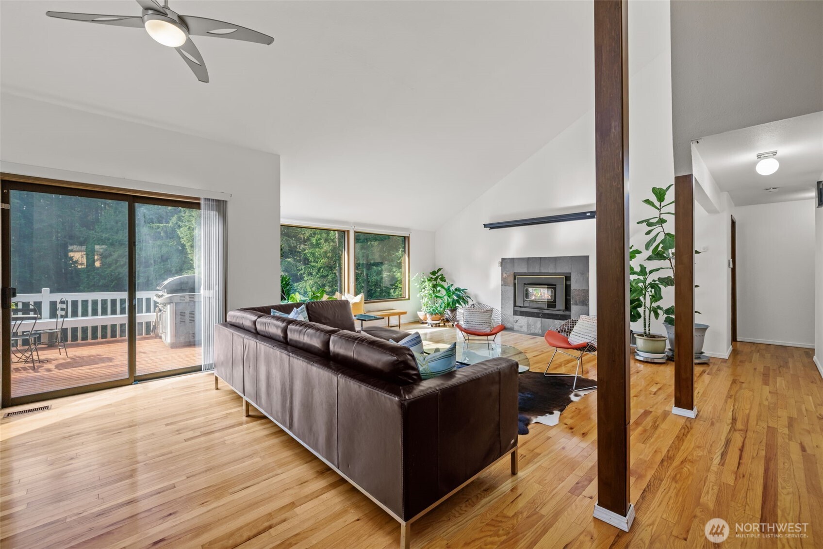 4714 175th Street Southeast Bothell, WA 98012 - Photo 10 of 40 a living room with furniture and a large window