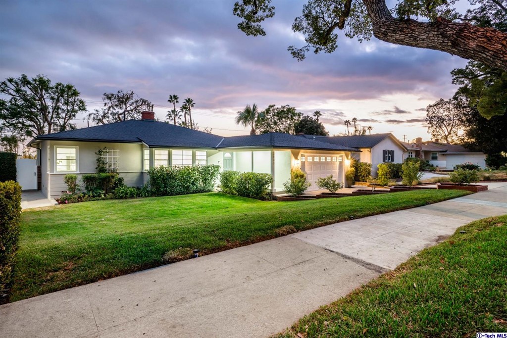 3840 Mayfair Drive Pasadena, CA 91107 - Photo 4 of 43 a view of a street with a garden