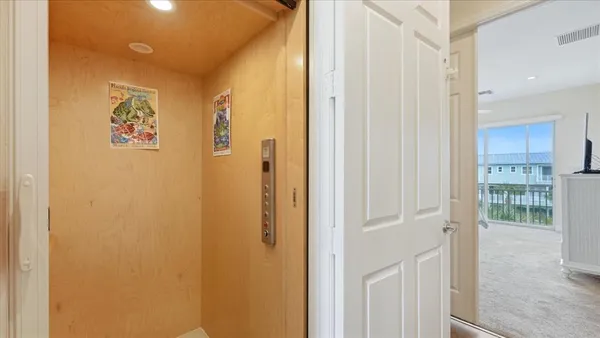 a view of a storage & utility room with washer and dryer