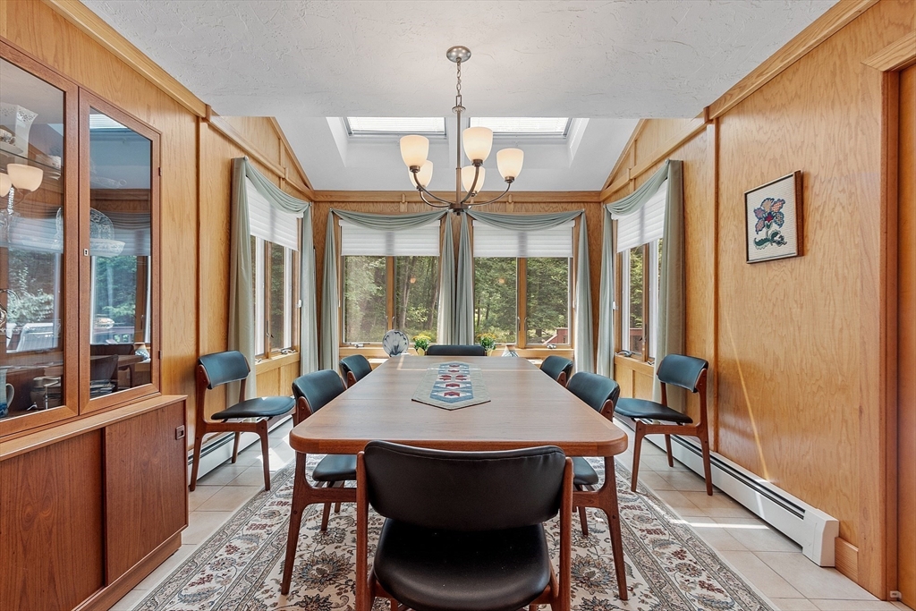 624 Old Harvard Road Boxborough, MA 01719 - Photo 11 of 42 a view of a dining room with furniture window and outside view