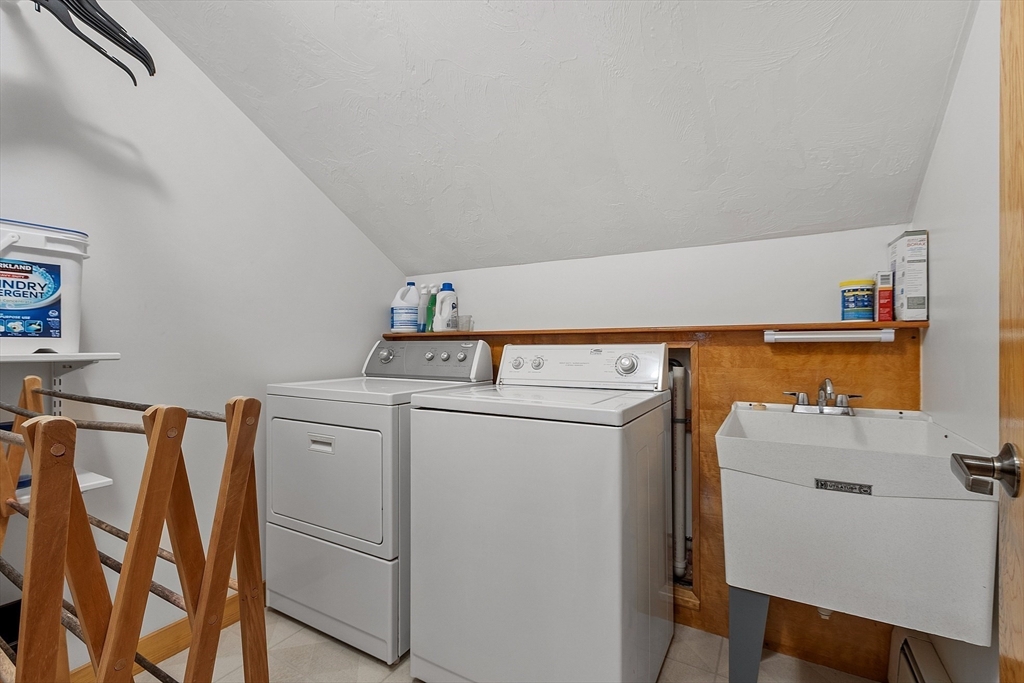 624 Old Harvard Road Boxborough, MA 01719 - Photo 28 of 42 a utility room with dryer and washer
