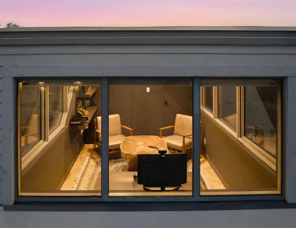 a room with furniture and a window