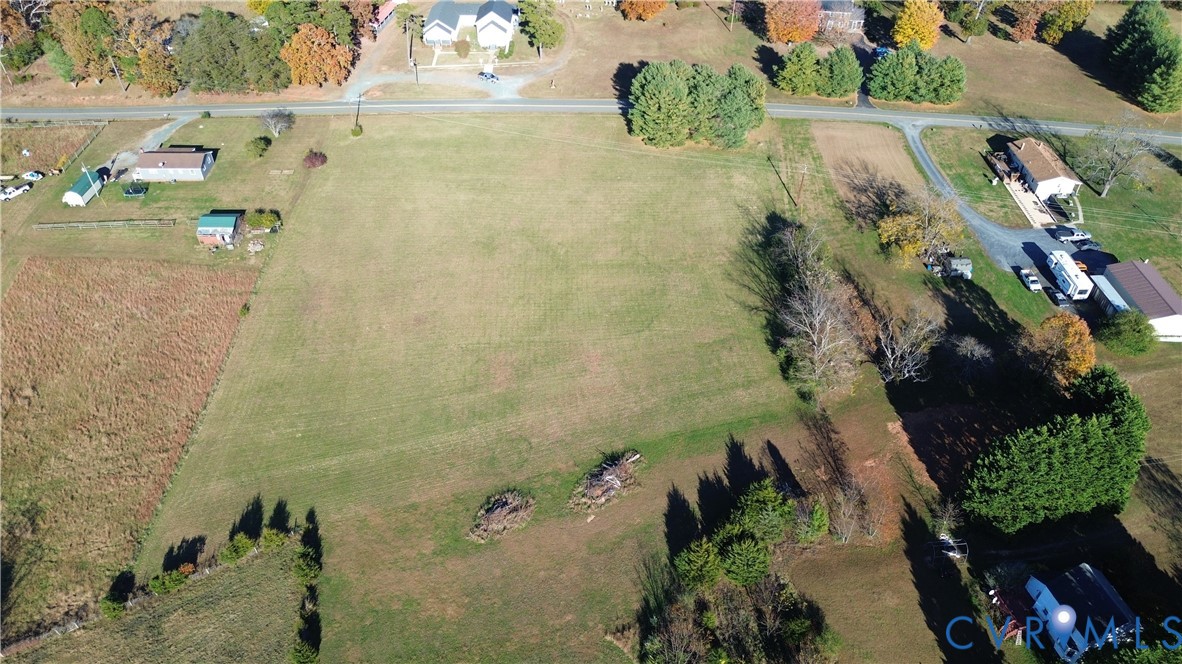 0 Howardsville Road Howardsville, VA 24562 - Photo 3 of 9 an aerial view of a house with a yard and garden