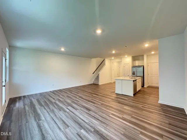 a view of kitchen and utility room