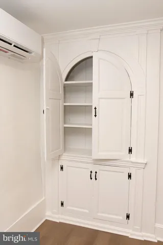 a view of a walk in closet
