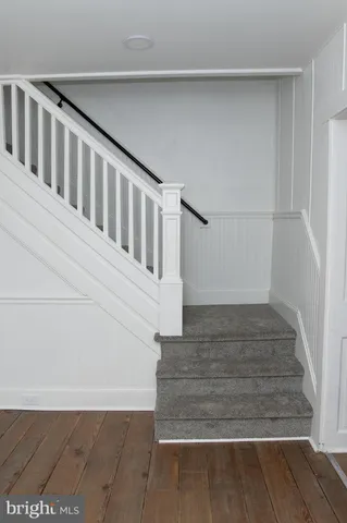 a view of entryway with stairs