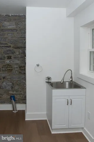 a bathroom with a sink