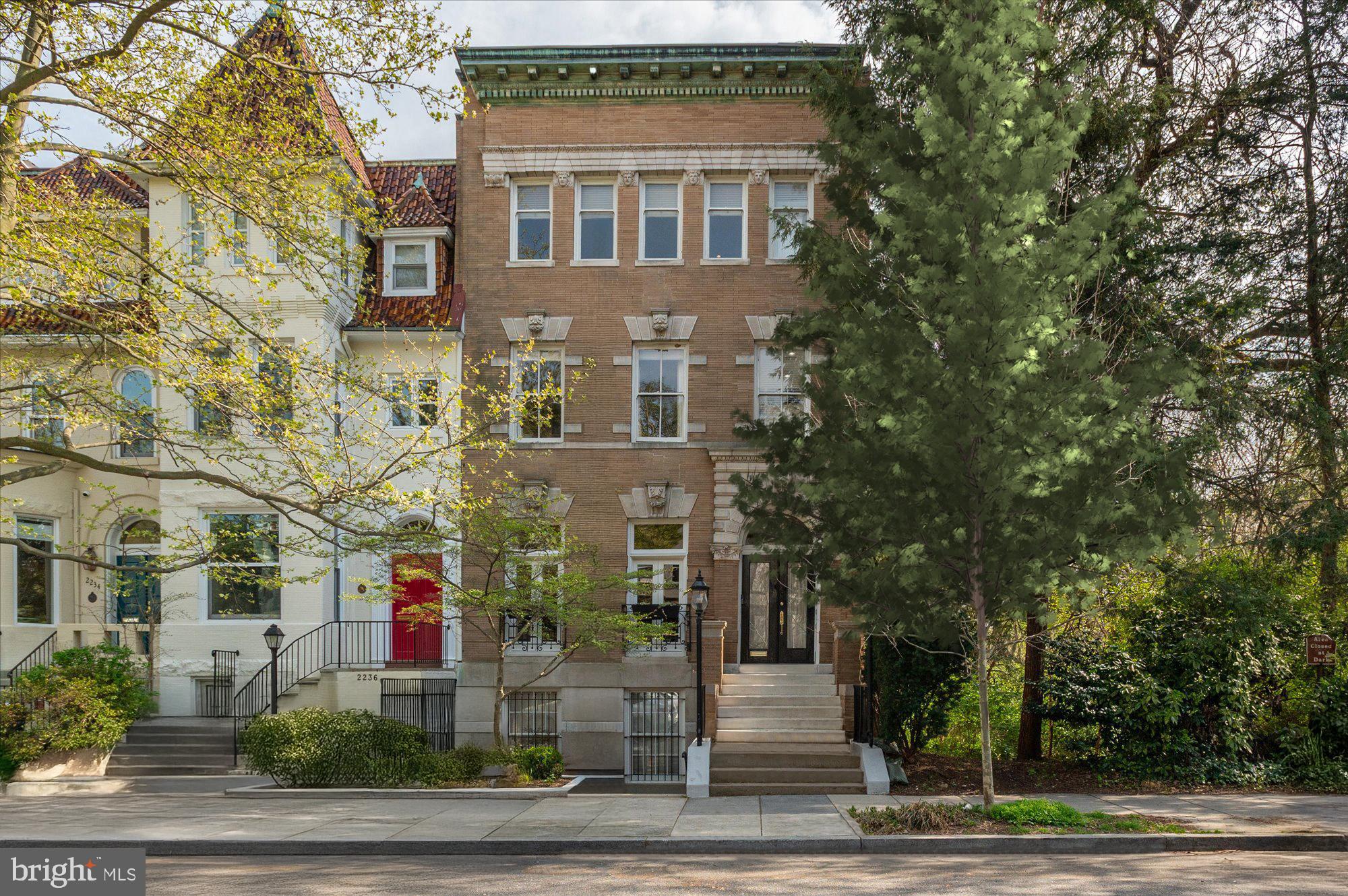2238 Q Street Northwest Washington, DC 20008 - Photo 1 of 35 a front view of a building