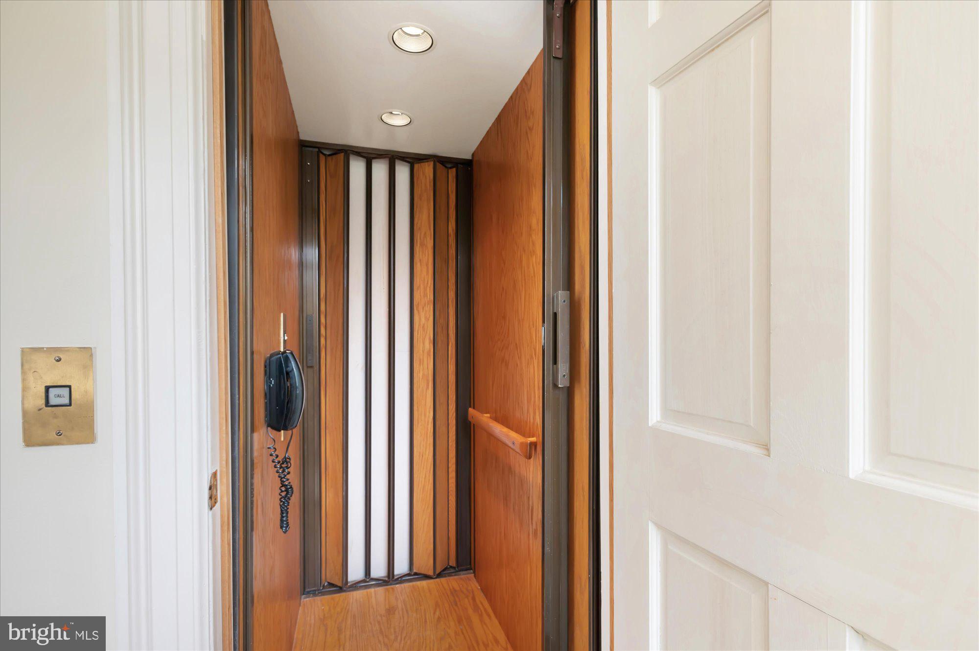 2238 Q Street Northwest Washington, DC 20008 - Photo 14 of 35 a view of a elevator and an entryway