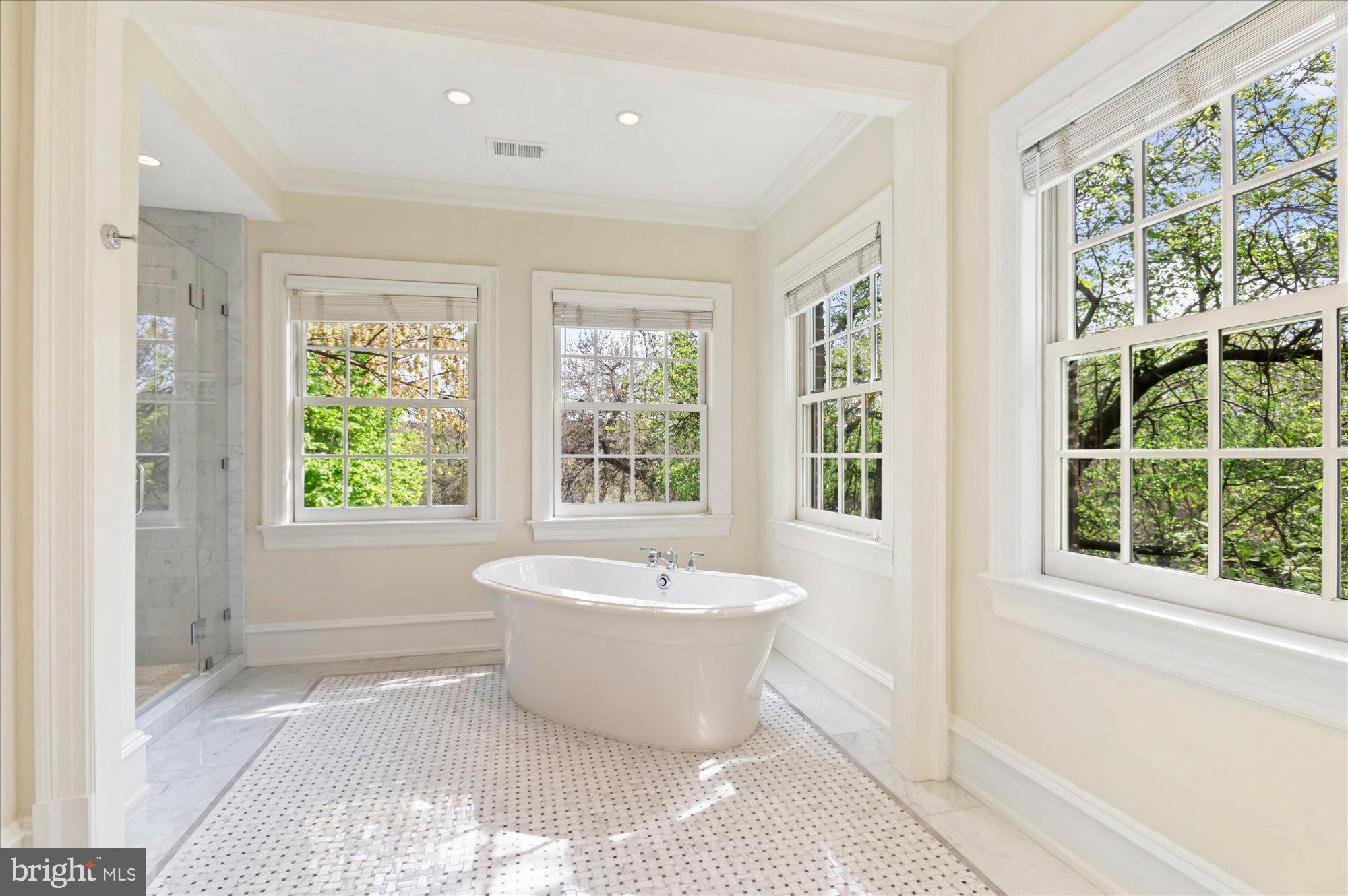 2238 Q Street Northwest Washington, DC 20008 - Photo 21 of 35 a spacious bathroom with sink a bathtub and window