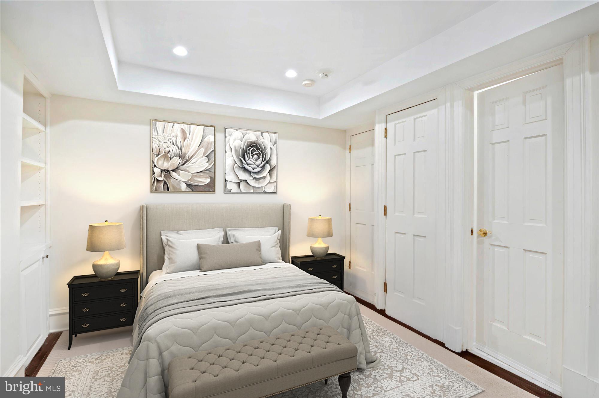 2238 Q Street Northwest Washington, DC 20008 - Photo 30 of 35 a bedroom with a large bed and a window