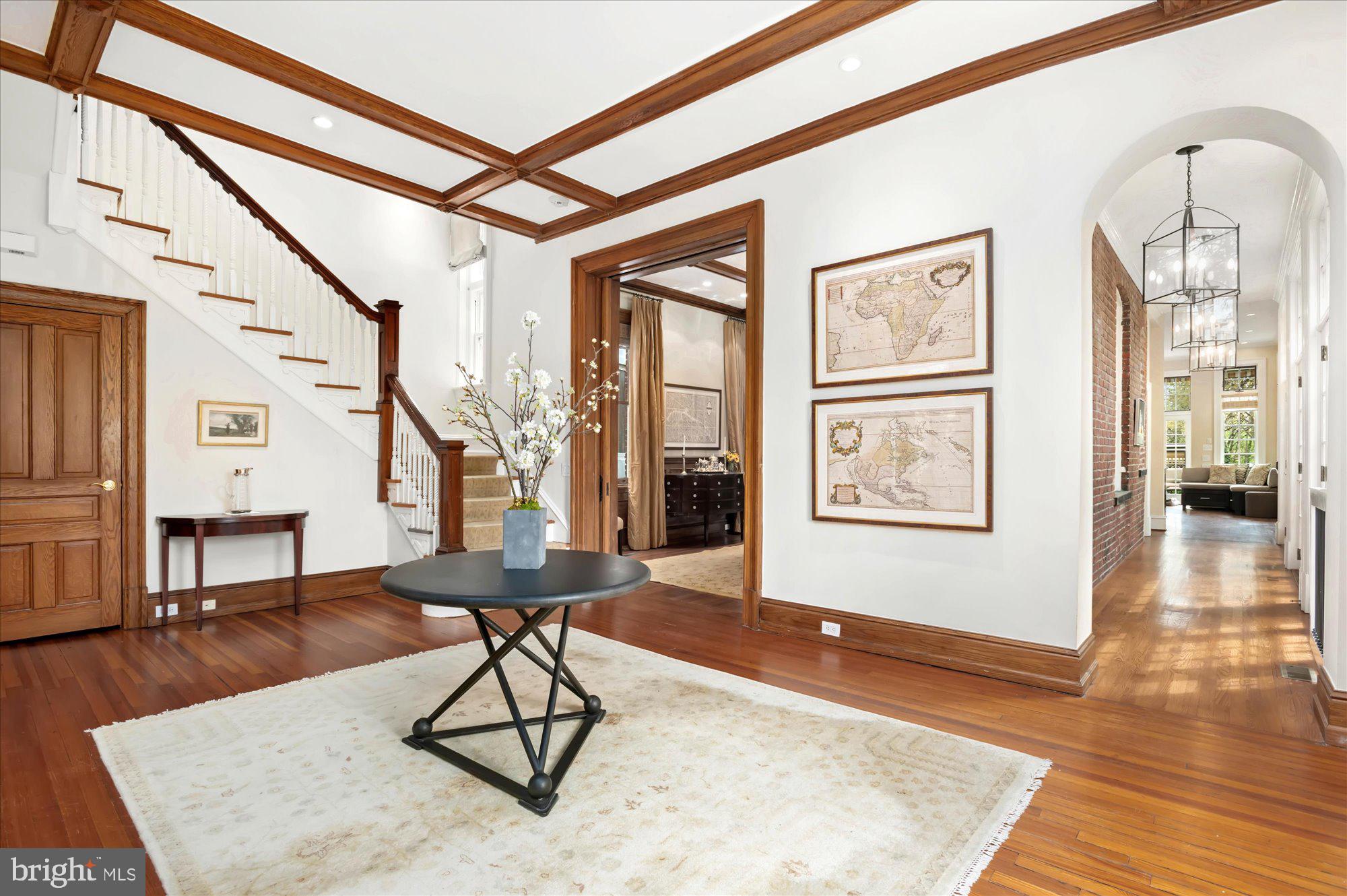 2238 Q Street Northwest Washington, DC 20008 - Photo 6 of 35 a living room with furniture and wooden floor
